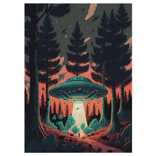 Alien-Raumschiff 1000 Teile Puzzles Für Erwachsene, Impossible Puzzle, Geschicklichkeitsspiel Für Die Ganze Familie, Kinder Holzpuzzle 42×30cm Alien-Raumschiff 1000 Teile Puzzles Für Erwachsene, Impossible Puzzle, Geschicklichkeitsspiel Für Die Ganze Familie, Kinder Holzpuzzle 42×30cm von LLLBBB