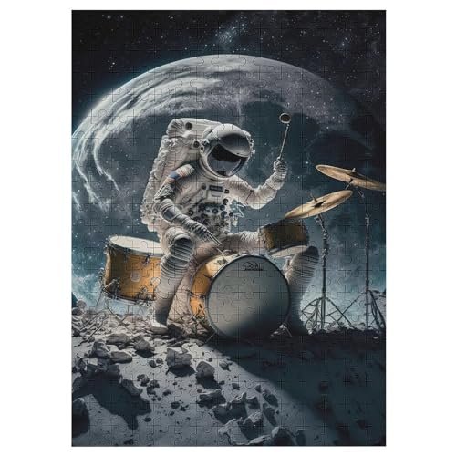 Astronaut spielt Schlagzeug 1000 Teile Puzzles Für Erwachsene, Impossible Puzzle, Geschicklichkeitsspiel Für Die Ganze Familie, Kinder Holzpuzzle 42×30cm Astronaut spielt Schlagzeug 1000 Teile Puzzles Für Erwachsene, Impossible Puzzle, Geschicklichkeitsspiel Für Die Ganze Familie, Kinder Holzpuzzle 42×30cm von LLLBBB