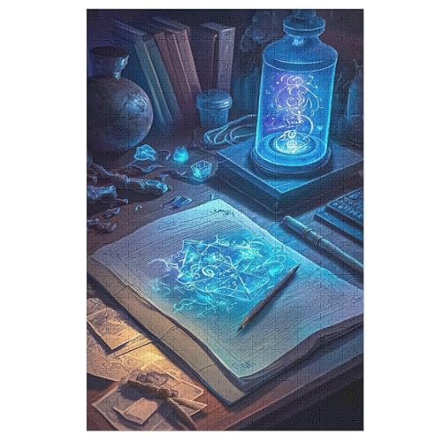 Buch 1000 Teile Holzpuzzle,einzigartiges Puzzle, Geschenk Für Erwachsene,Familienspiel,Herausforderungsaktivität,78×53cm Buch 1000 Teile Holzpuzzle,einzigartiges Puzzle, Geschenk Für Erwachsene,Familienspiel,Herausforderungsaktivität,78×53cm von LLLBBB