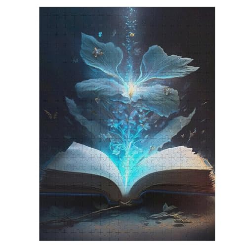 Buch-Puzzle Für Erwachsene, 500 Teile, Holzpuzzle, Kinderpuzzle, Dekompressionsspiel, Spielzeugpuzzle 55×41cm Buch-Puzzle Für Erwachsene, 500 Teile, Holzpuzzle, Kinderpuzzle, Dekompressionsspiel, Spielzeugpuzzle 55×41cm von LLLBBB