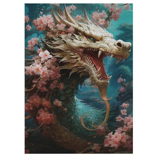 Cherry Japanese Drache Holzpuzzle 1000 Teile, Knobelspiele Für Erwachsene, Teenager, Puzzles Unmögliche - Kinder Puzzle Zimmer Deko 42×30cm Cherry Japanese Drache Holzpuzzle 1000 Teile, Knobelspiele Für Erwachsene, Teenager, Puzzles Unmögliche - Kinder Puzzle Zimmer Deko 42×30cm von LLLBBB