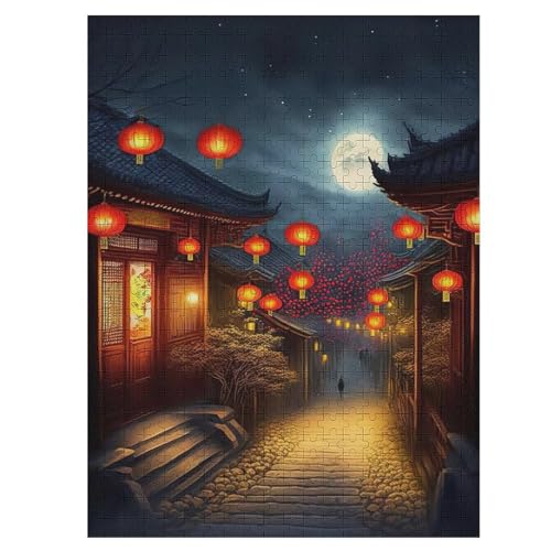 Chinesische Laterne Puzzle 1000 Teile, Holzpuzzle Herausforderndes Geschicklichkeitsspiel Für Die Ganze Familie, Kinder Erwachsenenpuzzle Ab 12 Jahren 55×41cm Chinesische Laterne Puzzle 1000 Teile, Holzpuzzle Herausforderndes Geschicklichkeitsspiel Für Die Ganze Familie, Kinder Erwachsenenpuzzle Ab 12 Jahren 55×41cm von LLLBBB
