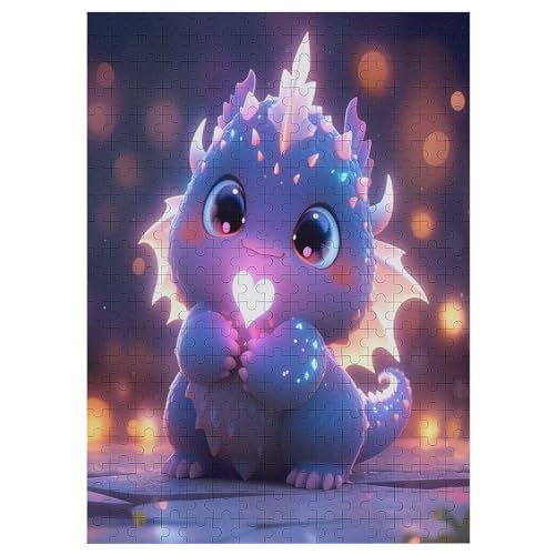Cute Drache Holzpuzzle 1000 Teile,Puzzles Für Erwachsene, Impossible Puzzle, Kinder Legespiel 42×30cm Cute Drache Holzpuzzle 1000 Teile,Puzzles Für Erwachsene, Impossible Puzzle, Kinder Legespiel 42×30cm von LLLBBB