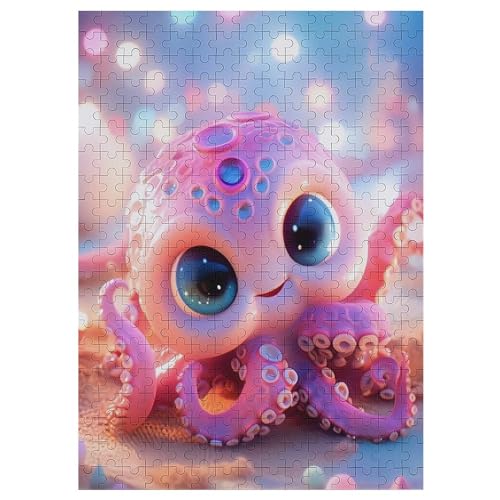 Cute Oktopus Holzpuzzle - 1000 Teiliges Jigsaw Knobelspiel - Puzzle Für Erwachsene & Kinder - Outdoor & Reisespielzeug 42×30cm Cute Oktopus Holzpuzzle - 1000 Teiliges Jigsaw Knobelspiel - Puzzle Für Erwachsene & Kinder - Outdoor & Reisespielzeug 42×30cm von LLLBBB