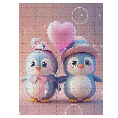 Cute Pinguin Holzpuzzle 1000 Teile, Knobelspiele Für Erwachsene, Teenager, Puzzles Unmögliche - Kinder Puzzle Zimmer Deko 55×41cm Cute Pinguin Holzpuzzle 1000 Teile, Knobelspiele Für Erwachsene, Teenager, Puzzles Unmögliche - Kinder Puzzle Zimmer Deko 55×41cm von LLLBBB
