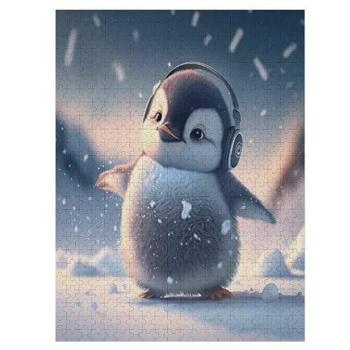 Cute Pinguin Puzzles Für Erwachsene, 1000-teiliges Holzpuzzle, Geeignet Für Kinder Ab 12 Jahren, Die Pädagogische Puzzle Lernen 55×41cm Cute Pinguin Puzzles Für Erwachsene, 1000-teiliges Holzpuzzle, Geeignet Für Kinder Ab 12 Jahren, Die Pädagogische Puzzle Lernen 55×41cm von LLLBBB