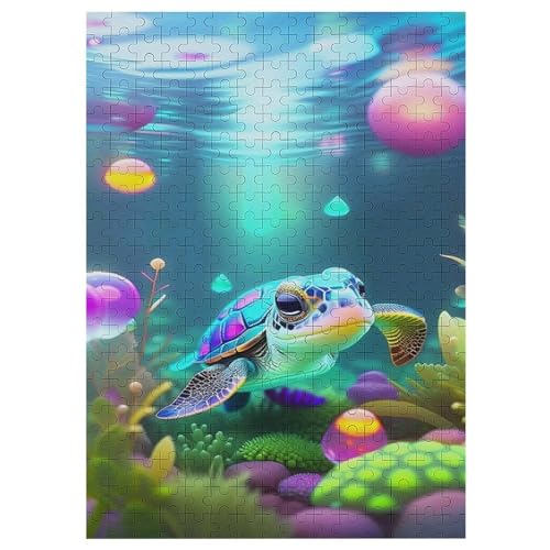 Cute Schildkröte 1000 Teile Puzzles Für Erwachsene, Impossible Puzzle, Geschicklichkeitsspiel Für Die Ganze Familie, Kinder Holzpuzzle 42×30cm Cute Schildkröte 1000 Teile Puzzles Für Erwachsene, Impossible Puzzle, Geschicklichkeitsspiel Für Die Ganze Familie, Kinder Holzpuzzle 42×30cm von LLLBBB