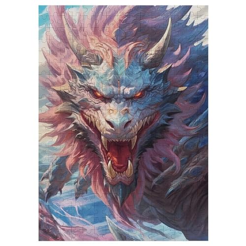 Drache 300 Teile Puzzles Für Erwachsene Holzpuzzle Familienpuzzlespiel Stressabbau-Puzzle Für Kinder Ab 12 Jahren 42×30cm Drache 300 Teile Puzzles Für Erwachsene Holzpuzzle Familienpuzzlespiel Stressabbau-Puzzle Für Kinder Ab 12 Jahren 42×30cm von LLLBBB