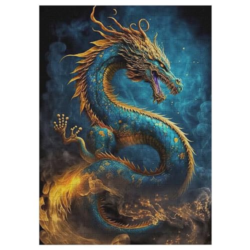 Drache 300 Teile Puzzles Für Erwachsene Holzpuzzle Familienpuzzlespiel Stressabbau-Puzzle Für Kinder Ab 12 Jahren 42×30cm Drache 300 Teile Puzzles Für Erwachsene Holzpuzzle Familienpuzzlespiel Stressabbau-Puzzle Für Kinder Ab 12 Jahren 42×30cm von LLLBBB