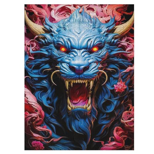 Drache 500 Teile Holzpuzzle,einzigartiges Puzzle, Geschenk Für Erwachsene,Familienspiel,Herausforderungsaktivität,55×41cm Drache 500 Teile Holzpuzzle,einzigartiges Puzzle, Geschenk Für Erwachsene,Familienspiel,Herausforderungsaktivität,55×41cm von LLLBBB
