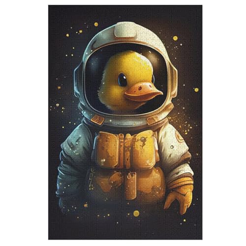 Duck Astronaut-Puzzlespiel Aus Holz, 1000 Puzzleteile, Puzzle Für Teenager Und Erwachsene, Kreatives Spielzeug, Puzzles, 78×53cm Duck Astronaut-Puzzlespiel Aus Holz, 1000 Puzzleteile, Puzzle Für Teenager Und Erwachsene, Kreatives Spielzeug, Puzzles, 78×53cm von LLLBBB