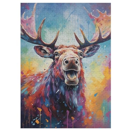 Elch 1000 Teile Premium-Puzzles Für Erwachsene Kinder- Holzpuzzles Spaß Und Lernspiele - Perfekte Puzzle-Geschenke 42×30cm Elch 1000 Teile Premium-Puzzles Für Erwachsene Kinder- Holzpuzzles Spaß Und Lernspiele - Perfekte Puzzle-Geschenke 42×30cm von LLLBBB