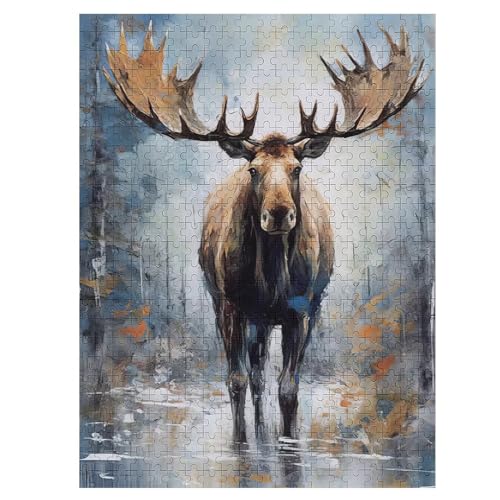 Elch Puzzles 1000 Teile Erwachsener Kniffel Spaß Für Die Ganze Familie, Holzpuzzle Kinder Erwachsene, Impossible Puzzle Schwer 55×41cm Elch Puzzles 1000 Teile Erwachsener Kniffel Spaß Für Die Ganze Familie, Holzpuzzle Kinder Erwachsene, Impossible Puzzle Schwer 55×41cm von LLLBBB