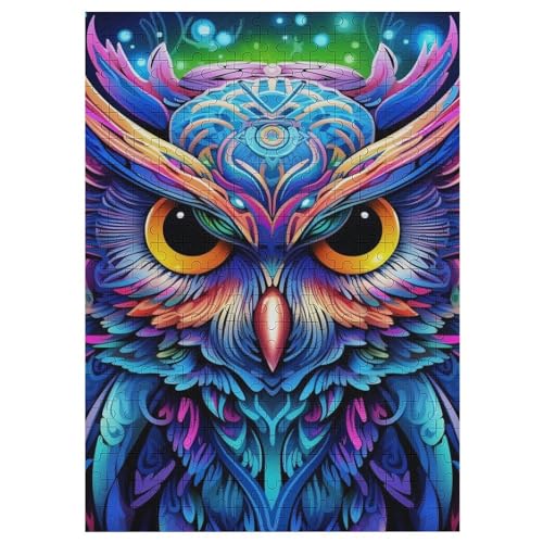 Eule Holzpuzzle 1000 Teile, Knobelspiele Für Erwachsene, Teenager, Puzzles Unmögliche - Kinder Puzzle Zimmer Deko 42×30cm Eule Holzpuzzle 1000 Teile, Knobelspiele Für Erwachsene, Teenager, Puzzles Unmögliche - Kinder Puzzle Zimmer Deko 42×30cm von LLLBBB