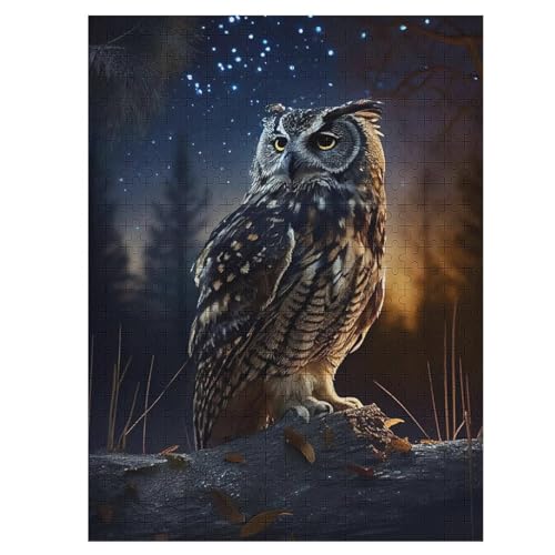 Eule Puzzles Für Erwachsene, 1000-teiliges Holzpuzzle, Geeignet Für Kinder Ab 12 Jahren, Die Pädagogische Puzzle Lernen 55×41cm Eule Puzzles Für Erwachsene, 1000-teiliges Holzpuzzle, Geeignet Für Kinder Ab 12 Jahren, Die Pädagogische Puzzle Lernen 55×41cm von LLLBBB