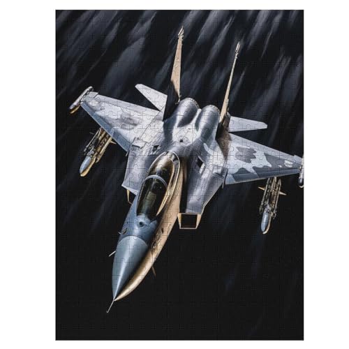 Flugzeugjäger Holzpuzzle - Puzzle Für Erwachsene, 1000-teilige Puzzles Für Teenager Und Kinder, Herausfordernde Spiele 55×41cm Flugzeugjäger Holzpuzzle - Puzzle Für Erwachsene, 1000-teilige Puzzles Für Teenager Und Kinder, Herausfordernde Spiele 55×41cm von LLLBBB