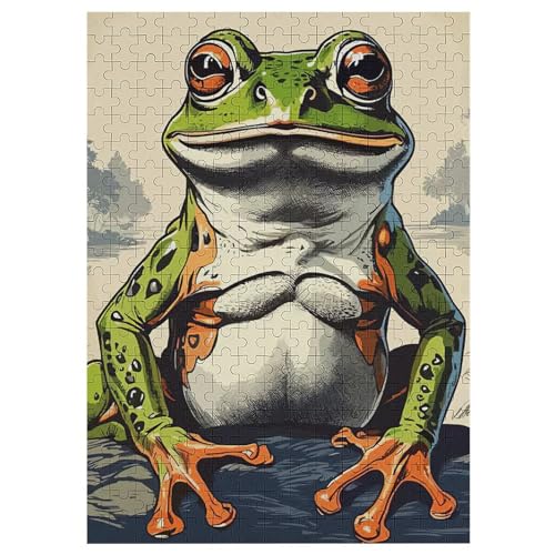 Frosch Holzpuzzle 1000 Teile, Knobelspiele Für Erwachsene, Teenager, Puzzles Unmögliche - Kinder Puzzle Zimmer Deko 42×30cm Frosch Holzpuzzle 1000 Teile, Knobelspiele Für Erwachsene, Teenager, Puzzles Unmögliche - Kinder Puzzle Zimmer Deko 42×30cm von LLLBBB