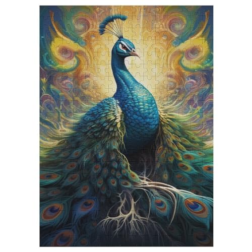 Für Erwachsene 1000-Teiliges Pfau -Puzzles, Holzbrett-Puzzle, Für Kinder, Geschenke, 42×30cm Für Erwachsene 1000-Teiliges Pfau -Puzzles, Holzbrett-Puzzle, Für Kinder, Geschenke, 42×30cm von LLLBBB
