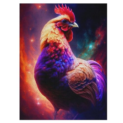 Hahn -Puzzle, 1000 Teile,Holzpuzzle Für Erwachsene Kinder, Lustiges Spielzeug, Denkspiel, Bildungsspiel, 55×41cm Hahn -Puzzle, 1000 Teile,Holzpuzzle Für Erwachsene Kinder, Lustiges Spielzeug, Denkspiel, Bildungsspiel, 55×41cm von LLLBBB