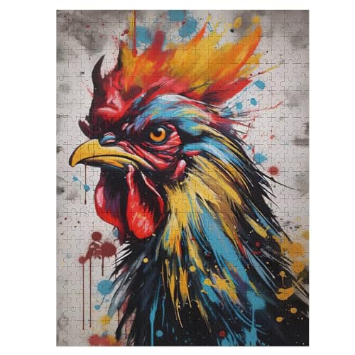 Hahn-Puzzlespiel Aus Holz, 1000 Puzzleteile, Puzzle Für Teenager Und Erwachsene, Kreatives Spielzeug, Puzzles, 55×41cm Hahn-Puzzlespiel Aus Holz, 1000 Puzzleteile, Puzzle Für Teenager Und Erwachsene, Kreatives Spielzeug, Puzzles, 55×41cm von LLLBBB