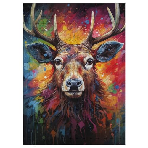 Hirsch Puzzle Für Erwachsene,1000-teiliges Puzzles, Für Kinder,Holzpuzzle,Lernspielzeug, 42×30cm Hirsch Puzzle Für Erwachsene,1000-teiliges Puzzles, Für Kinder,Holzpuzzle,Lernspielzeug, 42×30cm von LLLBBB