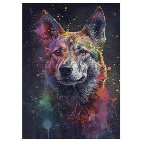 Holzpuzzle 1000 Teile, Deutscher Schäferhund Puzzles Erwachsene Und Kinder, Am Besten Für Die Familienspielsammlung 42×30cm Holzpuzzle 1000 Teile, Deutscher Schäferhund Puzzles Erwachsene Und Kinder, Am Besten Für Die Familienspielsammlung 42×30cm von LLLBBB