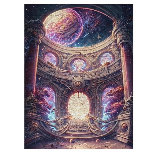 Holzpuzzle 1000 Teile, Weltraumtor Puzzles Erwachsene Und Kinder, Am Besten Für Die Familienspielsammlung 55×41cm Holzpuzzle 1000 Teile, Weltraumtor Puzzles Erwachsene Und Kinder, Am Besten Für Die Familienspielsammlung 55×41cm von LLLBBB