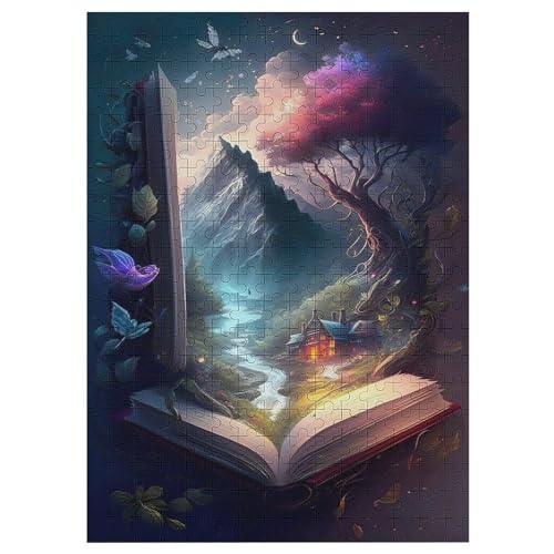 Holzpuzzle Buch Puzzle 1000 Teile Erwachsene Klassische Pädagogisches Spielzeug Kinder Lernspiel Herausforderndes Puzzles 42×30cm Holzpuzzle Buch Puzzle 1000 Teile Erwachsene Klassische Pädagogisches Spielzeug Kinder Lernspiel Herausforderndes Puzzles 42×30cm von LLLBBB