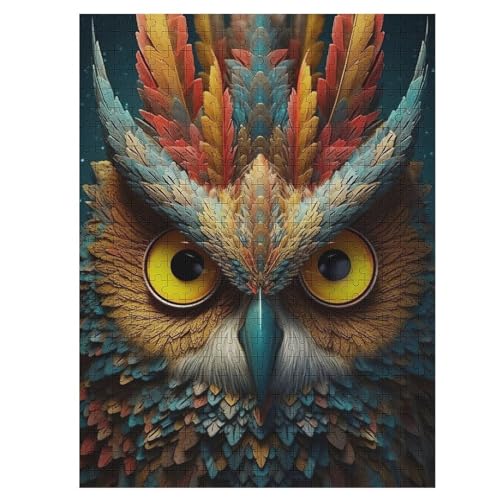 Holzpuzzle Eule Puzzle 1000 Teile Erwachsene Klassische Pädagogisches Spielzeug Kinder Lernspiel Herausforderndes Puzzles 55×41cm Holzpuzzle Eule Puzzle 1000 Teile Erwachsene Klassische Pädagogisches Spielzeug Kinder Lernspiel Herausforderndes Puzzles 55×41cm von LLLBBB