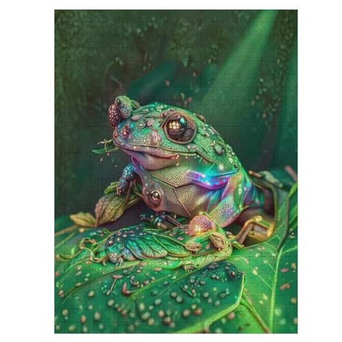 Holzpuzzle Kristallisierter Frosch Puzzle 1000 Teile Erwachsene Klassische Pädagogisches Spielzeug Kinder Lernspiel Herausforderndes Puzzles 55×41cm Holzpuzzle Kristallisierter Frosch Puzzle 1000 Teile Erwachsene Klassische Pädagogisches Spielzeug Kinder Lernspiel Herausforderndes Puzzles 55×41cm von LLLBBB