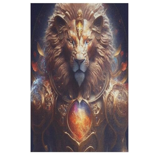 Holzpuzzle Löwe Puzzle 1000 Teile Erwachsene Klassische Pädagogisches Spielzeug Kinder Lernspiel Herausforderndes Puzzles 78×53cm Holzpuzzle Löwe Puzzle 1000 Teile Erwachsene Klassische Pädagogisches Spielzeug Kinder Lernspiel Herausforderndes Puzzles 78×53cm von LLLBBB