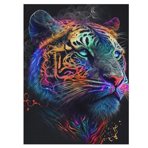 Holzpuzzle Tiger Puzzle 1000 Teile Erwachsene Klassische Pädagogisches Spielzeug Kinder Lernspiel Herausforderndes Puzzles 55×41cm Holzpuzzle Tiger Puzzle 1000 Teile Erwachsene Klassische Pädagogisches Spielzeug Kinder Lernspiel Herausforderndes Puzzles 55×41cm von LLLBBB