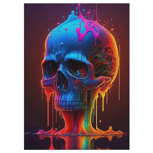 Holzpuzzle Totenkopf Puzzle 1000 Teile Erwachsene Klassische Pädagogisches Spielzeug Kinder Lernspiel Herausforderndes Puzzles 42×30cm Holzpuzzle Totenkopf Puzzle 1000 Teile Erwachsene Klassische Pädagogisches Spielzeug Kinder Lernspiel Herausforderndes Puzzles 42×30cm von LLLBBB