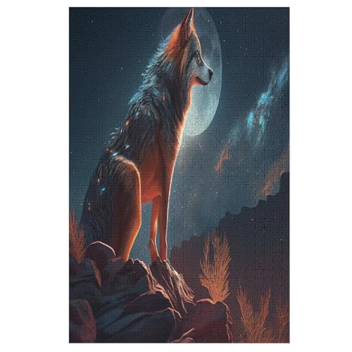 Holzpuzzle Wolf Puzzle 1000 Teile Erwachsene Klassische Pädagogisches Spielzeug Kinder Lernspiel Herausforderndes Puzzles 78×53cm Holzpuzzle Wolf Puzzle 1000 Teile Erwachsene Klassische Pädagogisches Spielzeug Kinder Lernspiel Herausforderndes Puzzles 78×53cm von LLLBBB