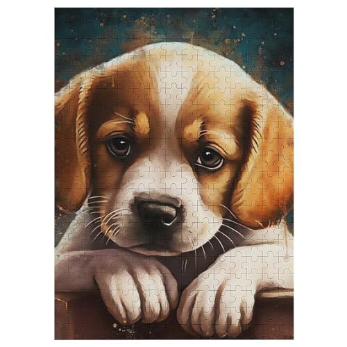 Holzpuzzles 300 Teile Cute Hund -Puzzle Für Jungen Und Mädchen, Schwierigkeitsgrad, Lernspiele, Familienspielzeug 42×30cm Holzpuzzles 300 Teile Cute Hund -Puzzle Für Jungen Und Mädchen, Schwierigkeitsgrad, Lernspiele, Familienspielzeug 42×30cm von LLLBBB