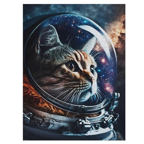 Holzpuzzles 500 Teile Katze -Puzzle Für Jungen Und Mädchen, Schwierigkeitsgrad, Lernspiele, Familienspielzeug 55×41cm Holzpuzzles 500 Teile Katze -Puzzle Für Jungen Und Mädchen, Schwierigkeitsgrad, Lernspiele, Familienspielzeug 55×41cm von LLLBBB