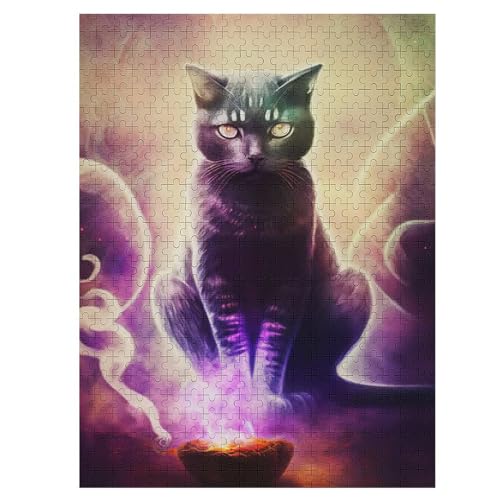 Holzpuzzles 1000 Teile Katze -Puzzle Für Jungen Und Mädchen, Schwierigkeitsgrad, Lernspiele, Familienspielzeug 55×41cm Holzpuzzles 1000 Teile Katze -Puzzle Für Jungen Und Mädchen, Schwierigkeitsgrad, Lernspiele, Familienspielzeug 55×41cm von LLLBBB