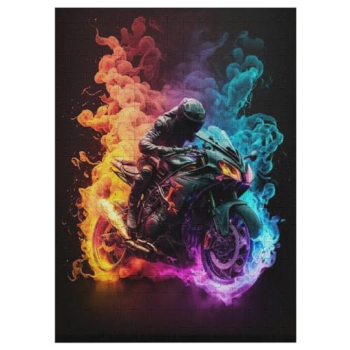 Holzpuzzles 300 Teile Motorrad -Puzzle Für Jungen Und Mädchen, Schwierigkeitsgrad, Lernspiele, Familienspielzeug 42×30cm Holzpuzzles 300 Teile Motorrad -Puzzle Für Jungen Und Mädchen, Schwierigkeitsgrad, Lernspiele, Familienspielzeug 42×30cm von LLLBBB