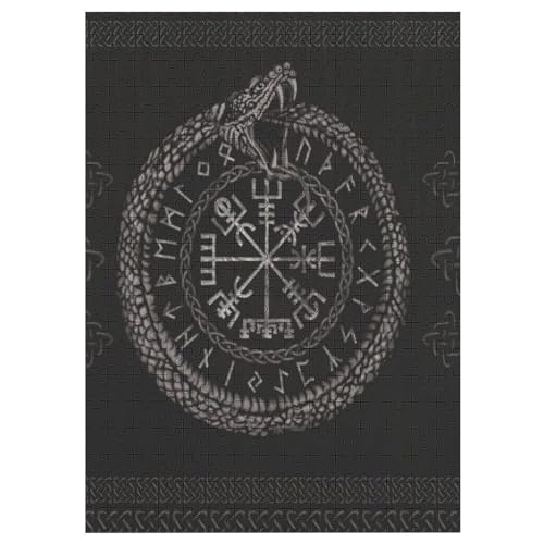 Holzpuzzles 1000 Teile Wikingermythos -Puzzle Für Jungen Und Mädchen, Schwierigkeitsgrad, Lernspiele, Familienspielzeug 42×30cm Holzpuzzles 1000 Teile Wikingermythos -Puzzle Für Jungen Und Mädchen, Schwierigkeitsgrad, Lernspiele, Familienspielzeug 42×30cm von LLLBBB