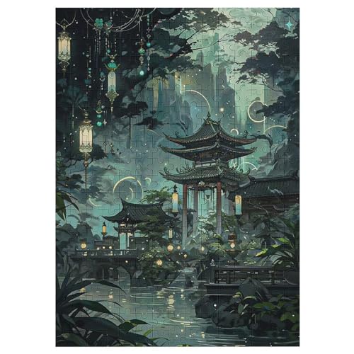 Holzpuzzles 300 Teile Japan Style -Puzzle Für Jungen Und Mädchen, Schwierigkeitsgrad, Lernspiele, Familienspielzeug 42×30cm Holzpuzzles 300 Teile Japan Style -Puzzle Für Jungen Und Mädchen, Schwierigkeitsgrad, Lernspiele, Familienspielzeug 42×30cm von LLLBBB