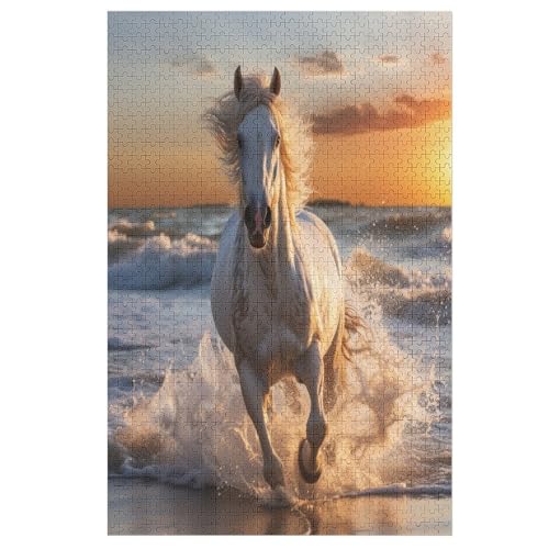 Horse Puzzle 1000 Teile, Holzpuzzle Herausforderndes Geschicklichkeitsspiel Für Die Ganze Familie, Kinder Erwachsenenpuzzle Ab 12 Jahren 78×53cm Horse Puzzle 1000 Teile, Holzpuzzle Herausforderndes Geschicklichkeitsspiel Für Die Ganze Familie, Kinder Erwachsenenpuzzle Ab 12 Jahren 78×53cm von LLLBBB