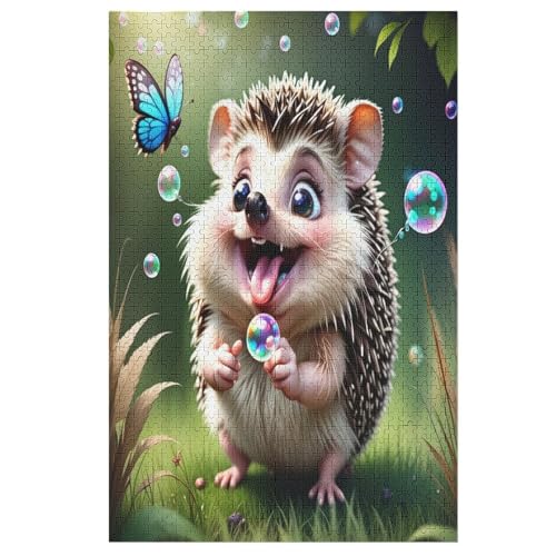 Igel Holzpuzzle 1000 Teile Klassische Puzzles Erwachsene Kinder Puzzle DIY Kit Holzspielzeug Einzigartiges Geschenk 78×53cm Igel Holzpuzzle 1000 Teile Klassische Puzzles Erwachsene Kinder Puzzle DIY Kit Holzspielzeug Einzigartiges Geschenk 78×53cm von LLLBBB
