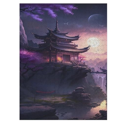Japan Style 500 Teile Puzzle Für Erwachsene, Herausforderung Puzzles - Verringerter Druck Schwieriges Holzpuzzle Für Kinder 12+ 55×41cm Japan Style 500 Teile Puzzle Für Erwachsene, Herausforderung Puzzles - Verringerter Druck Schwieriges Holzpuzzle Für Kinder 12+ 55×41cm von LLLBBB