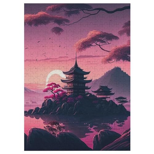 Japanischer Tempel Holzpuzzle - Puzzle Für Erwachsene, 1000-teilige Puzzles Für Teenager Und Kinder, Herausfordernde Spiele 42×30cm Japanischer Tempel Holzpuzzle - Puzzle Für Erwachsene, 1000-teilige Puzzles Für Teenager Und Kinder, Herausfordernde Spiele 42×30cm von LLLBBB