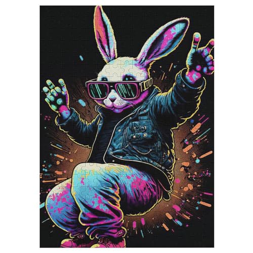 Kaninchen Holzpuzzle - Puzzle Für Erwachsene, 1000-teilige Puzzles Für Teenager Und Kinder, Herausfordernde Spiele 42×30cm Kaninchen Holzpuzzle - Puzzle Für Erwachsene, 1000-teilige Puzzles Für Teenager Und Kinder, Herausfordernde Spiele 42×30cm von LLLBBB