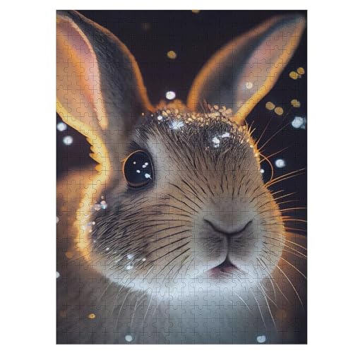Kaninchen Holzpuzzle - Puzzle Für Erwachsene, 1000-teilige Puzzles Für Teenager Und Kinder, Herausfordernde Spiele 55×41cm Kaninchen Holzpuzzle - Puzzle Für Erwachsene, 1000-teilige Puzzles Für Teenager Und Kinder, Herausfordernde Spiele 55×41cm von LLLBBB
