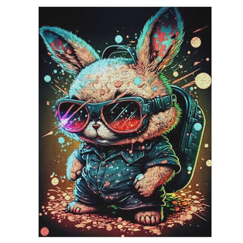 Kaninchen-Puzzlespiel Aus Holz, 1000 Puzzleteile, Puzzle Für Teenager Und Erwachsene, Kreatives Spielzeug, Puzzles, 55×41cm Kaninchen-Puzzlespiel Aus Holz, 1000 Puzzleteile, Puzzle Für Teenager Und Erwachsene, Kreatives Spielzeug, Puzzles, 55×41cm von LLLBBB