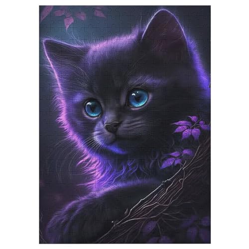 Katze 300 Teile Holzpuzzle,einzigartiges Puzzle, Geschenk Für Erwachsene,Familienspiel,Herausforderungsaktivität,42×30cm Katze 300 Teile Holzpuzzle,einzigartiges Puzzle, Geschenk Für Erwachsene,Familienspiel,Herausforderungsaktivität,42×30cm von LLLBBB