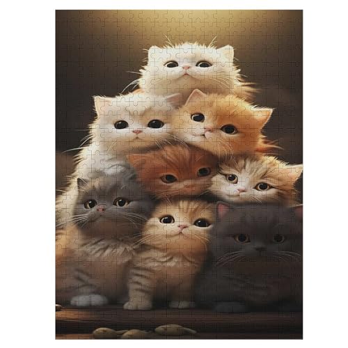 Katze Holzpuzzle - 1000 Teiliges Jigsaw Knobelspiel - Puzzle Für Erwachsene & Kinder - Outdoor & Reisespielzeug 55×41cm Katze Holzpuzzle - 1000 Teiliges Jigsaw Knobelspiel - Puzzle Für Erwachsene & Kinder - Outdoor & Reisespielzeug 55×41cm von LLLBBB