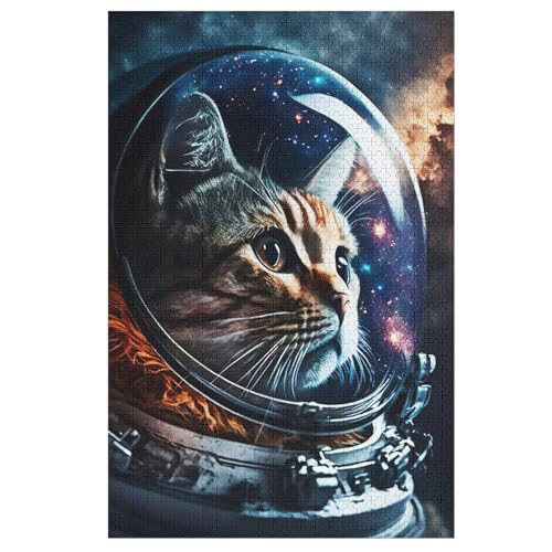 Katze Puzzle 1000 Teile, Holzpuzzle Für Erwachsene Kinder, Impossible Puzzles, Geschicklichkeitsspiel Für Die Ganze Familie 78×53cm Katze Puzzle 1000 Teile, Holzpuzzle Für Erwachsene Kinder, Impossible Puzzles, Geschicklichkeitsspiel Für Die Ganze Familie 78×53cm von LLLBBB